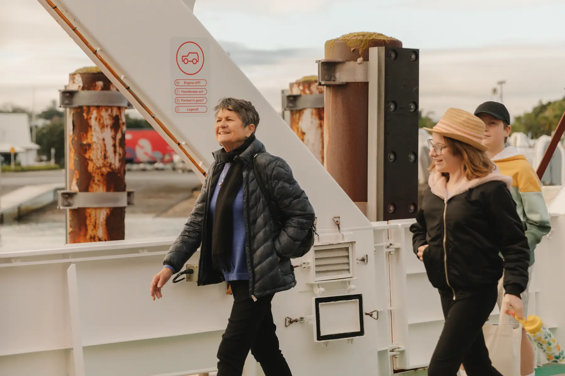 Walking on board SeaLink