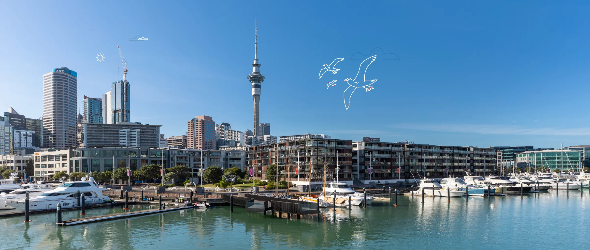 Auckland City Skyline SeaLink