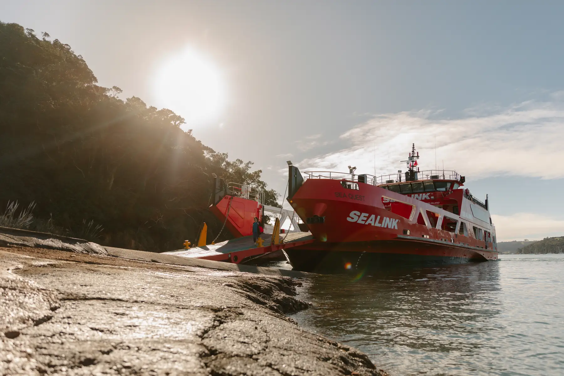 SeaLink boat at Waiheke Island